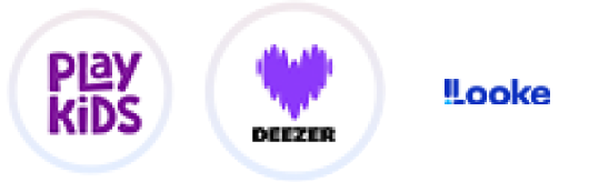 PlayKids, Deezer e Looke